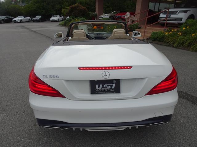 used 2018 Mercedes-Benz SL 550 car, priced at $55,800