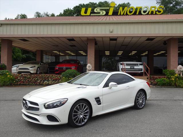 used 2018 Mercedes-Benz SL 550 car, priced at $55,800