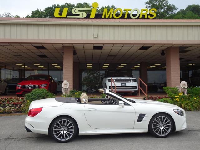 used 2018 Mercedes-Benz SL 550 car, priced at $55,800