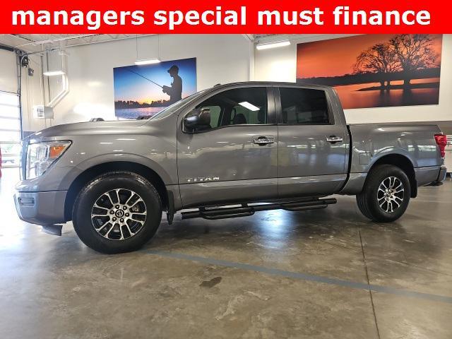 used 2021 Nissan Titan car, priced at $27,499