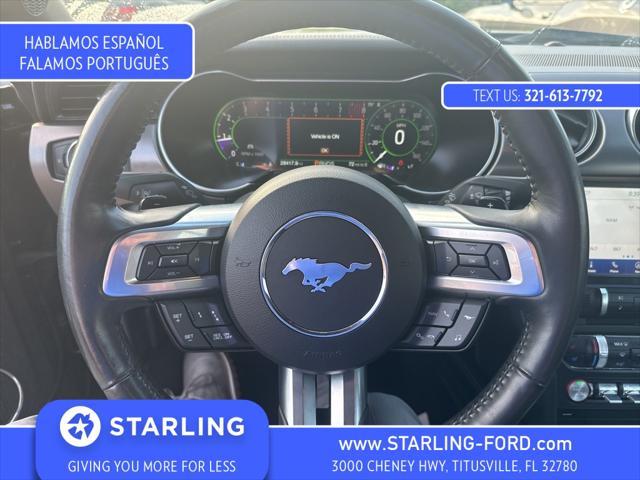 used 2021 Ford Mustang car, priced at $35,375