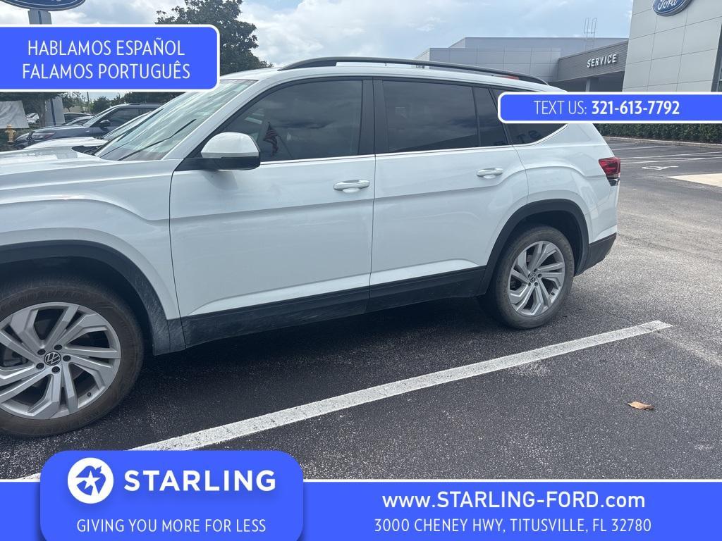 used 2021 Volkswagen Atlas car, priced at $22,966