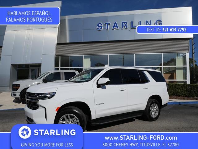 used 2021 Chevrolet Tahoe car, priced at $50,697