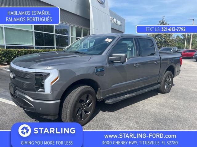 used 2024 Ford F-150 Lightning car, priced at $54,995