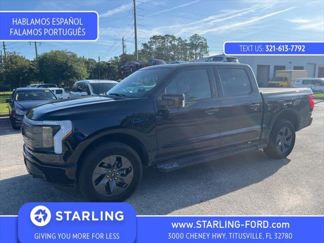 used 2024 Ford F-150 Lightning car, priced at $55,995