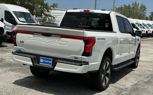new 2025 Ford F-150 Lightning car, priced at $78,596