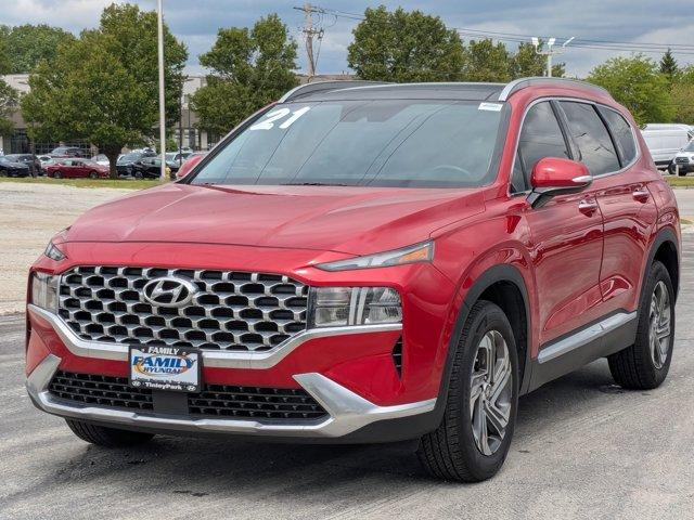 used 2021 Hyundai Santa Fe car, priced at $20,988