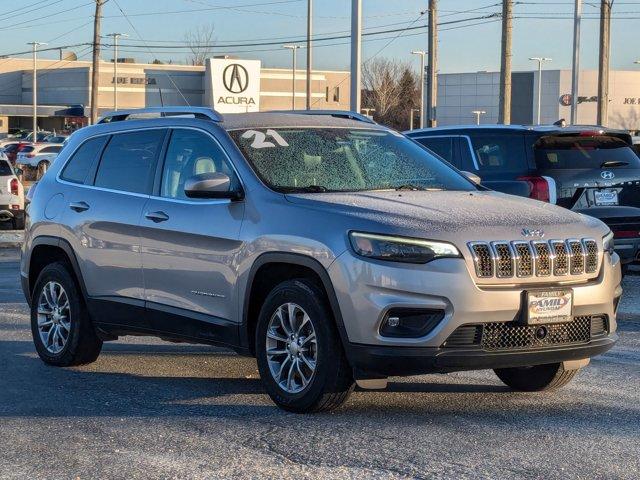 used 2021 Jeep Cherokee car, priced at $20,987