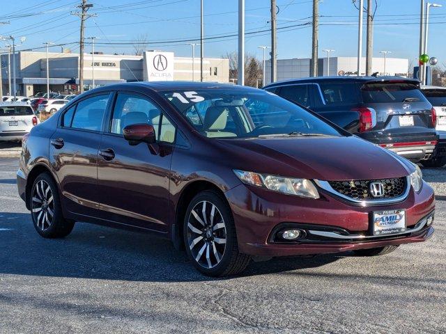 used 2015 Honda Civic car, priced at $17,141