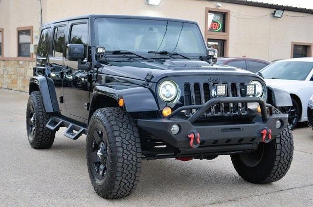 used 2015 Jeep Wrangler Unlimited car, priced at $23,490