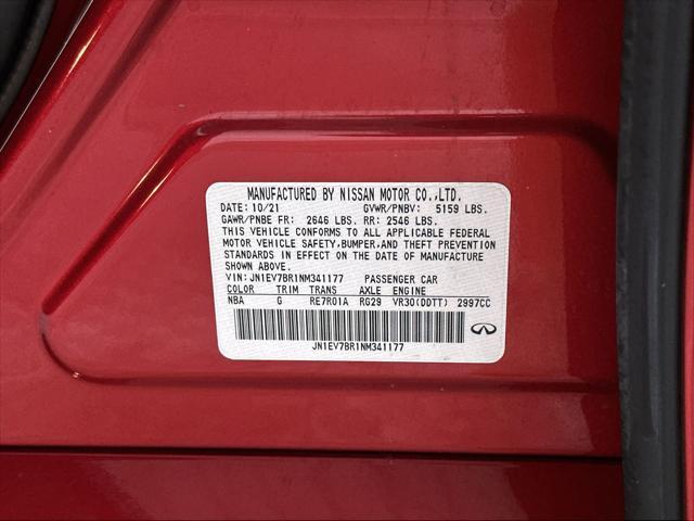 used 2022 INFINITI Q50 car, priced at $29,971