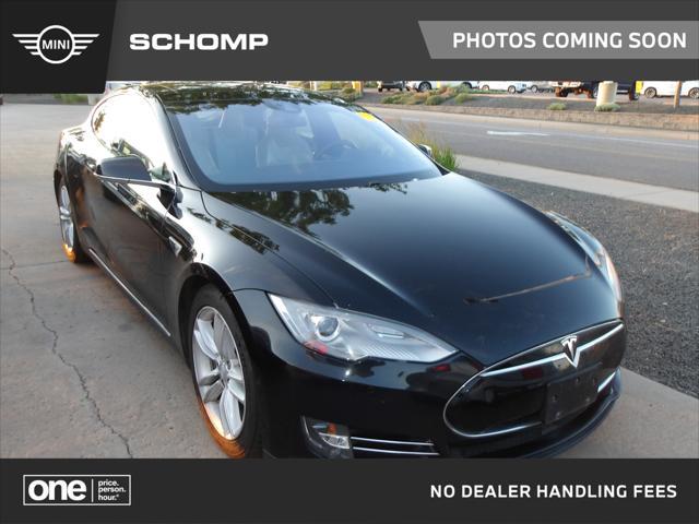 used 2015 Tesla Model S car, priced at $18,297