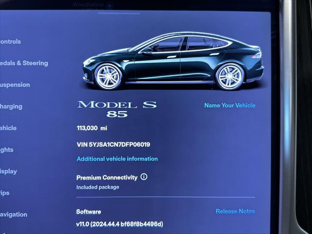 used 2013 Tesla Model S car, priced at $14,500