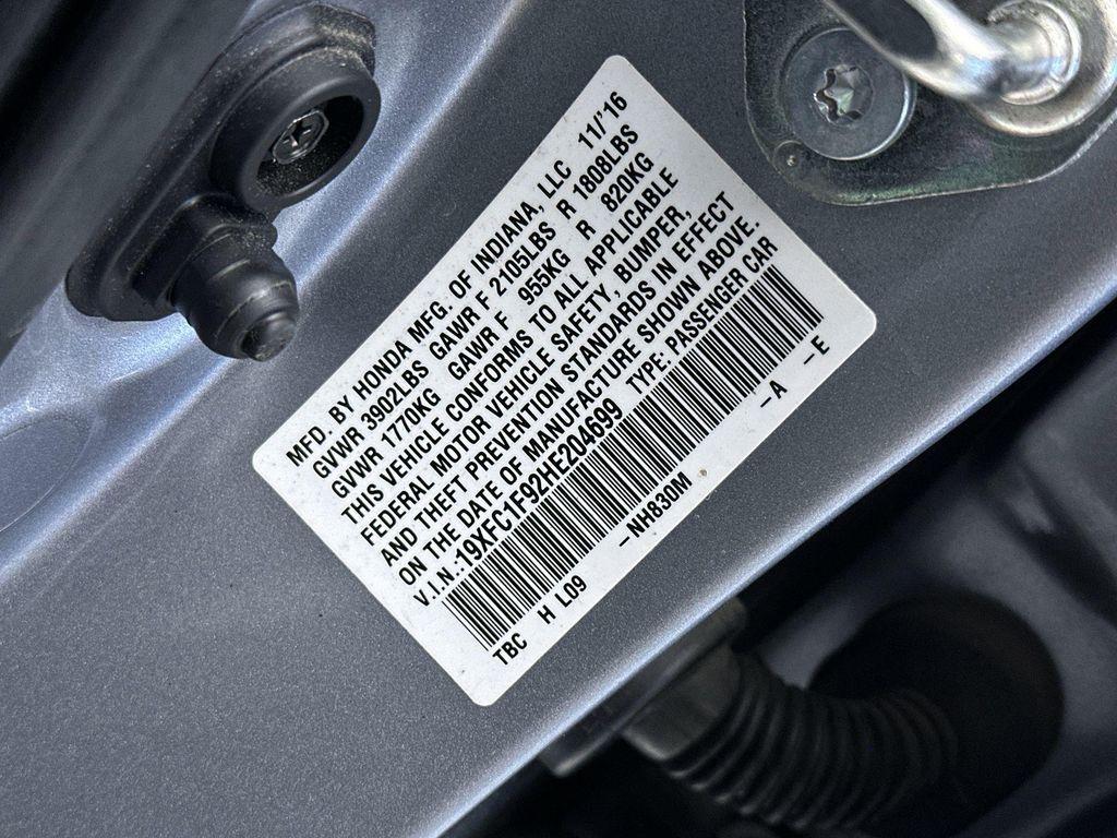 used 2017 Honda Civic car, priced at $14,671