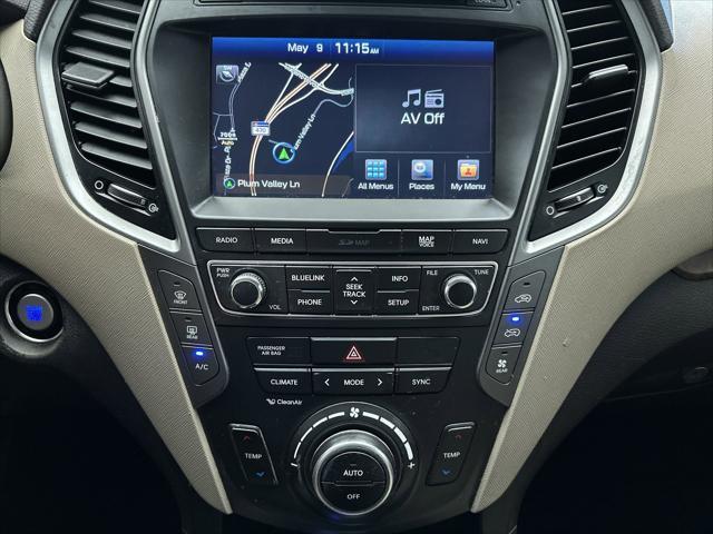 used 2017 Hyundai Santa Fe car, priced at $12,900