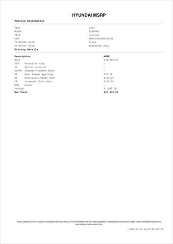 used 2023 Hyundai Elantra car, priced at $22,971