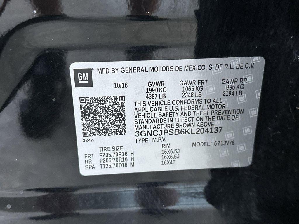 used 2019 Chevrolet Trax car, priced at $8,471