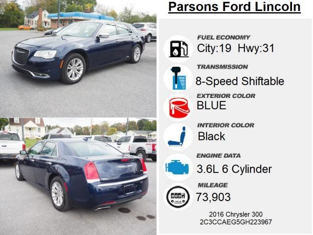 used 2016 Chrysler 300C car, priced at $14,900