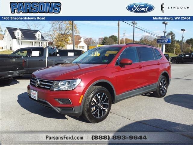 used 2021 Volkswagen Tiguan car, priced at $21,900