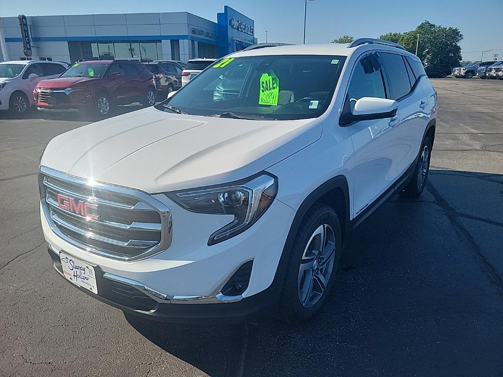 used 2021 GMC Terrain car, priced at $21,891