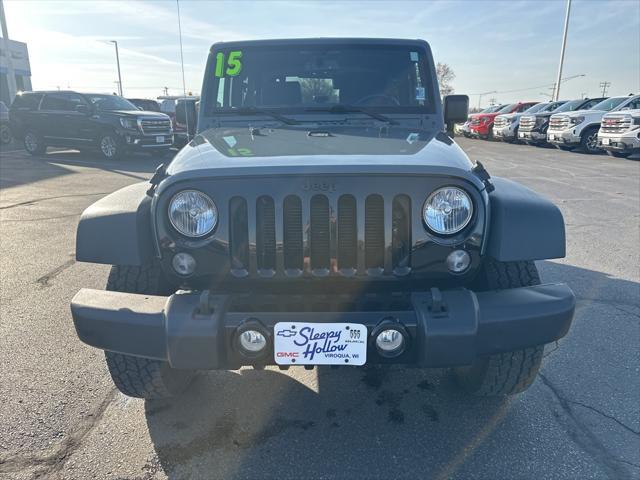 used 2015 Jeep Wrangler car, priced at $22,990