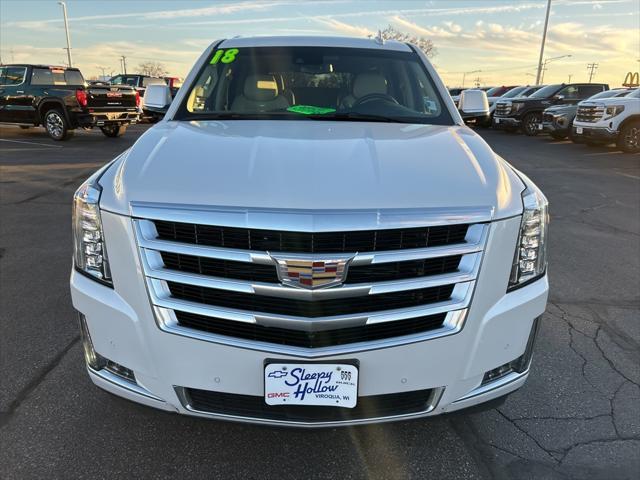 used 2018 Cadillac Escalade ESV car, priced at $34,998