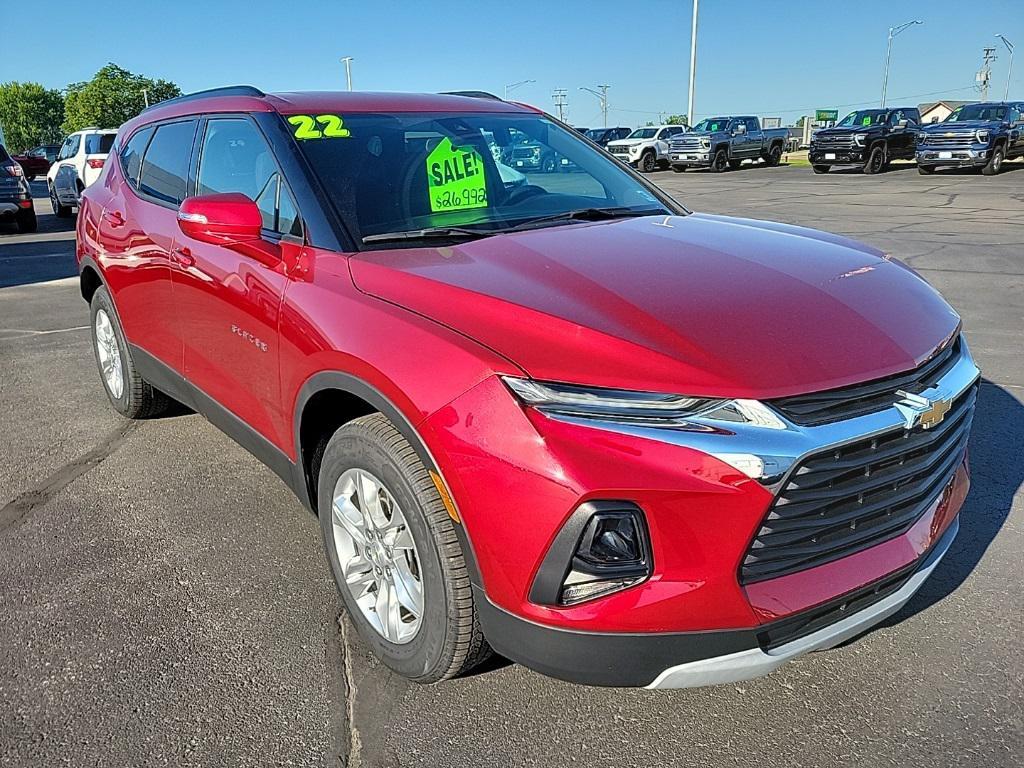used 2022 Chevrolet Blazer car, priced at $26,652