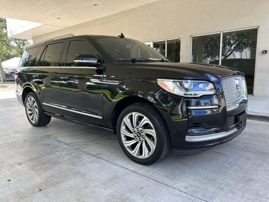 used 2022 Lincoln Navigator car, priced at $50,293