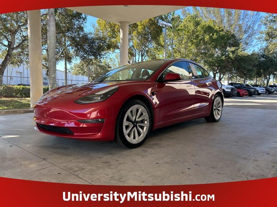 used 2023 Tesla Model 3 car, priced at $27,688