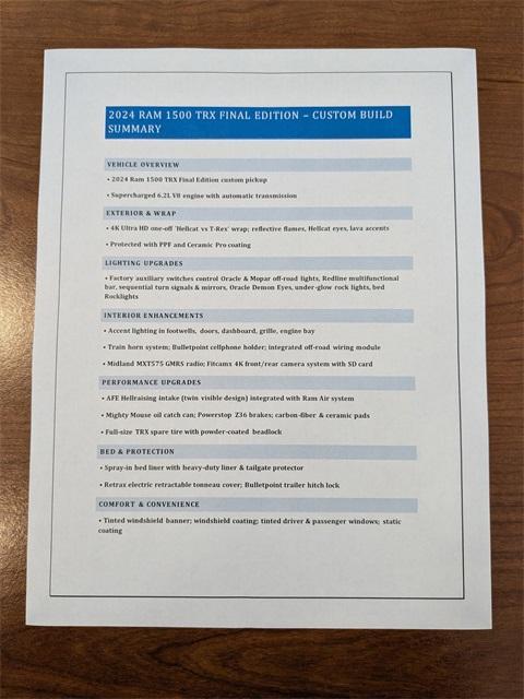 used 2024 Ram 1500 car, priced at $129,988