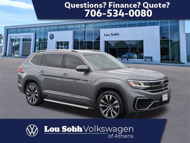 used 2021 Volkswagen Atlas car, priced at $31,888