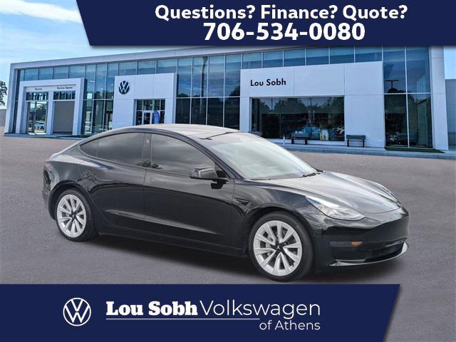 used 2021 Tesla Model 3 car, priced at $23,888