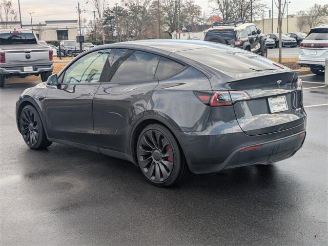 used 2025 Tesla Model Y car, priced at $39,978