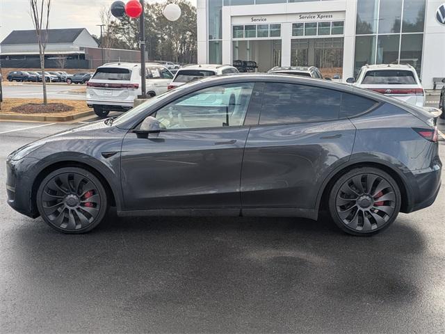 used 2025 Tesla Model Y car, priced at $39,978
