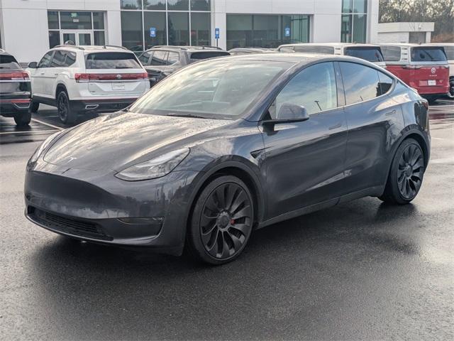 used 2025 Tesla Model Y car, priced at $39,978