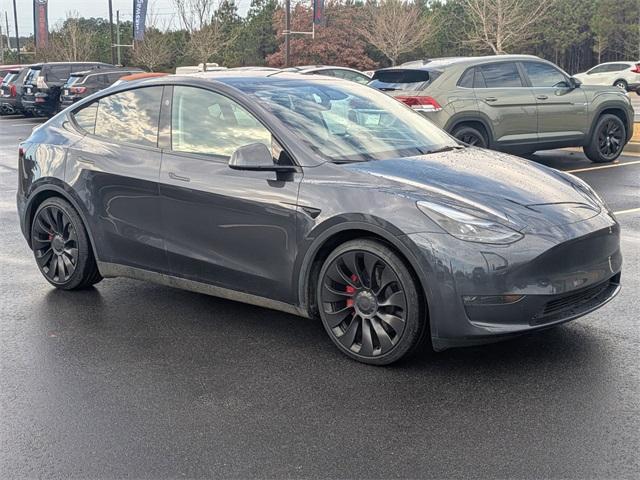 used 2025 Tesla Model Y car, priced at $39,978