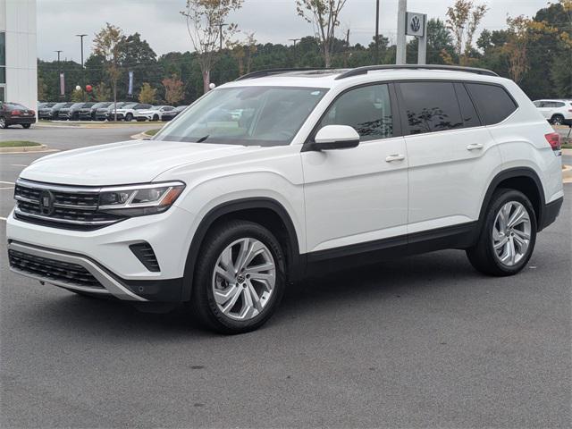 used 2021 Volkswagen Atlas car, priced at $24,444