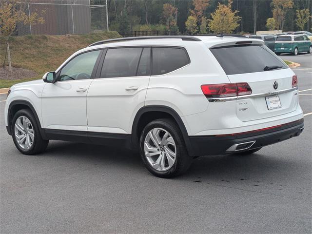 used 2021 Volkswagen Atlas car, priced at $24,444