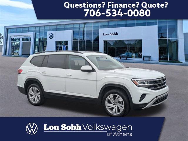 used 2021 Volkswagen Atlas car, priced at $24,444
