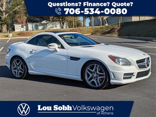 used 2015 Mercedes-Benz SLK-Class car, priced at $21,409