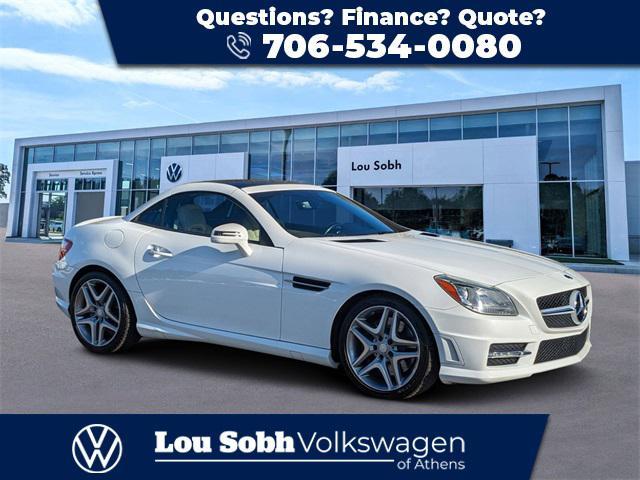 used 2015 Mercedes-Benz SLK-Class car, priced at $17,999