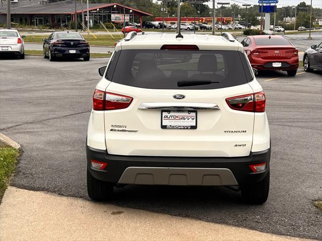 used 2021 Ford EcoSport car, priced at $15,000