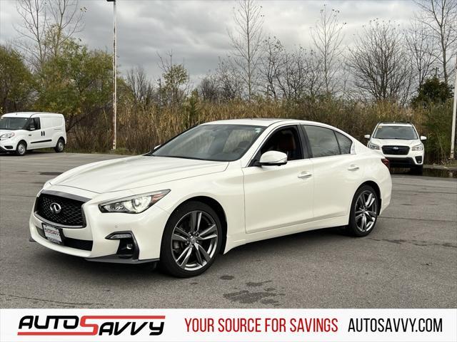 used 2021 INFINITI Q50 car, priced at $27,200