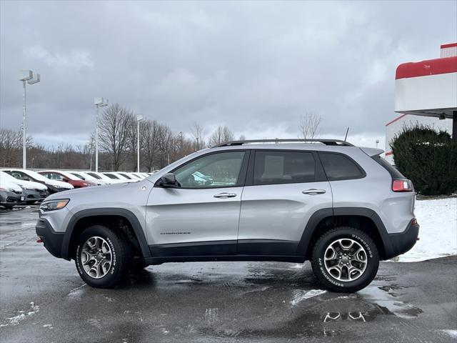 used 2021 Jeep Cherokee car, priced at $21,100