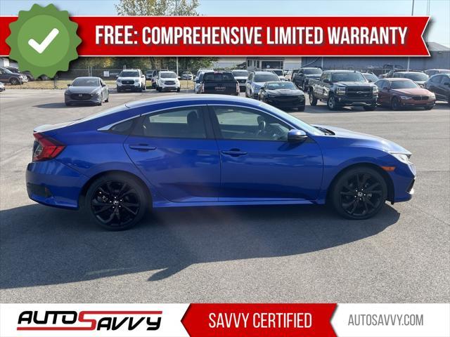 used 2021 Honda Civic car, priced at $19,000