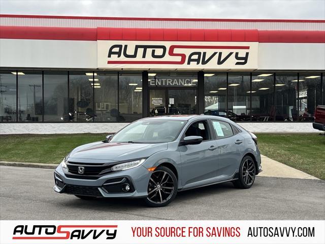 used 2021 Honda Civic car, priced at $21,200