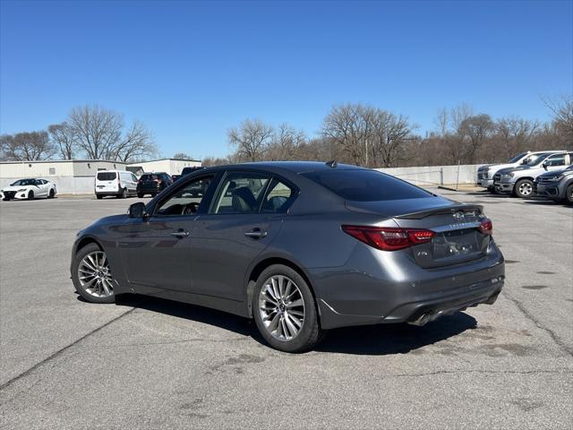 used 2022 INFINITI Q50 car, priced at $22,800