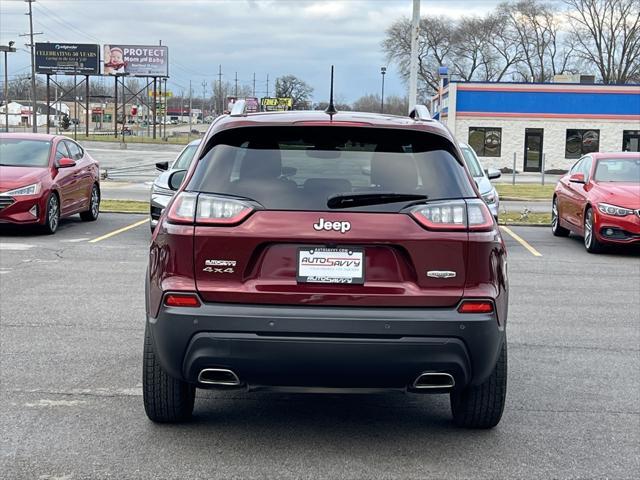 used 2021 Jeep Cherokee car, priced at $16,500