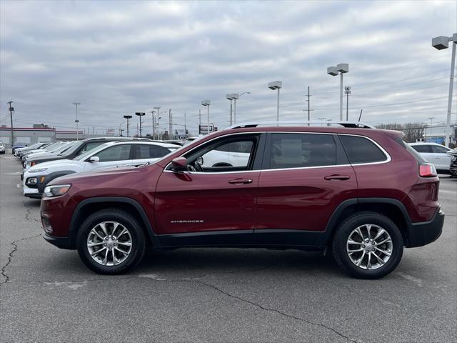 used 2021 Jeep Cherokee car, priced at $16,500