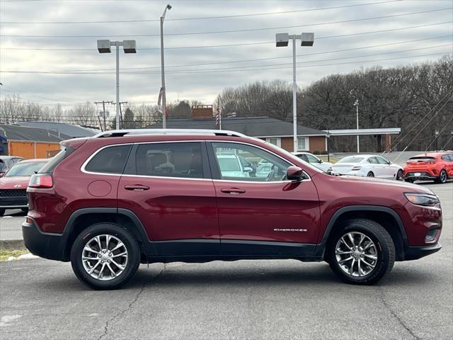 used 2021 Jeep Cherokee car, priced at $16,500